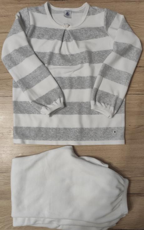 Kvalitné froté pyžamo 8-9 r., petit lulu,134