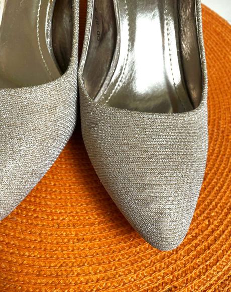 Luxusné lurexové lodičky, 38