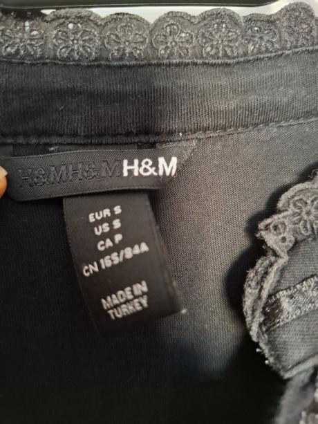 Top a 3/4 rukávmi, h&m,s