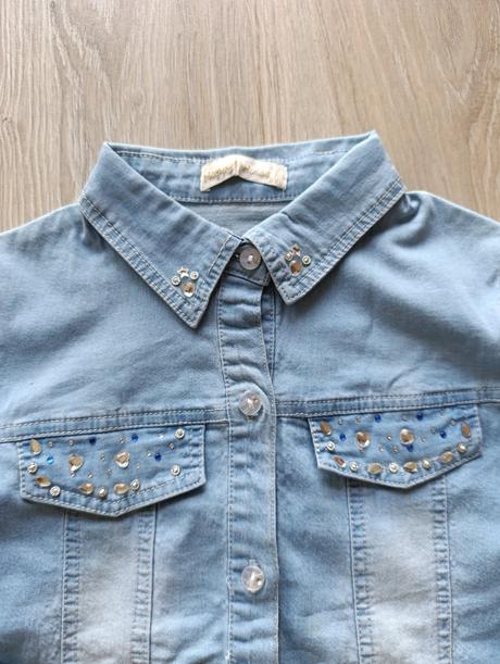 Dievčenská riflová košeľa, 122