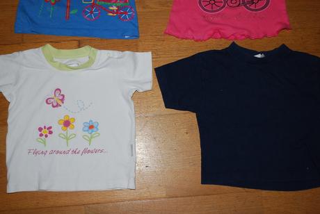 4 tričká, v.80-86, cena spolu, baby club,80