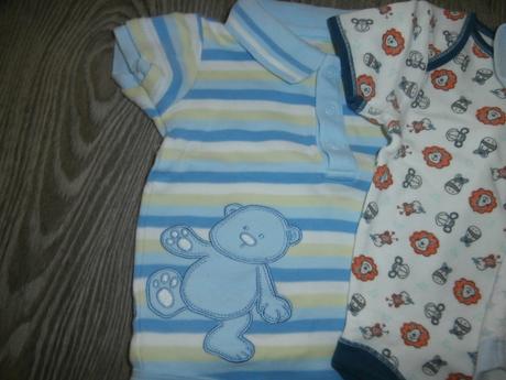 Balík 3ks body s krátkym rukávom, 68–80