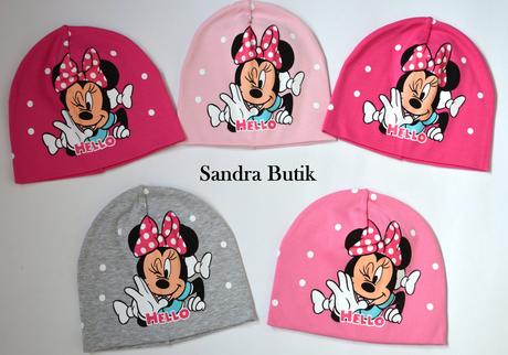 Detská bavlnená čiapočka minnie, 62 - 146