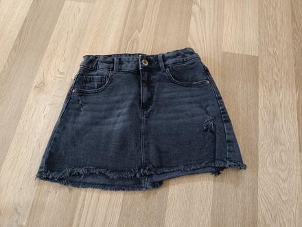 Čierna riflova sukňa, zara,128