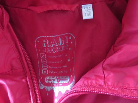 Prechodná bunda do dažda a vetra - veľ. 128/134, 134