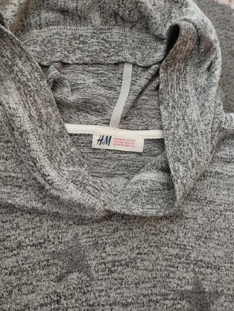Lahučká mikina s hviezdami h&m 10-12 r., h&m,146