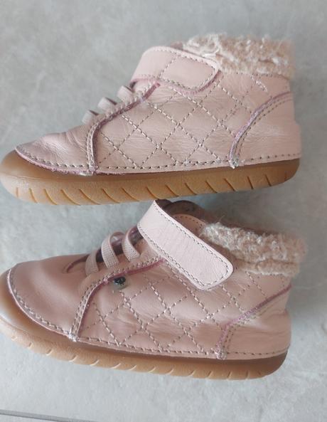 Dievčenské teplé barefoot čižmy old soles, 23