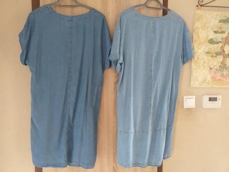 Nové rifľové/džínsové šaty 38 tencel/lyocell 38, f&f,38