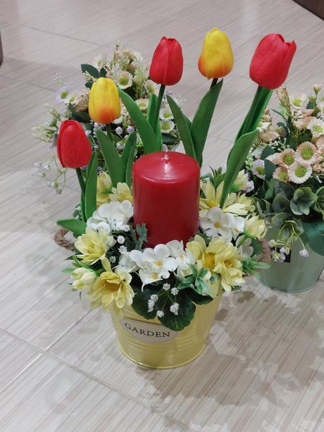 Velkonocne ikebany,