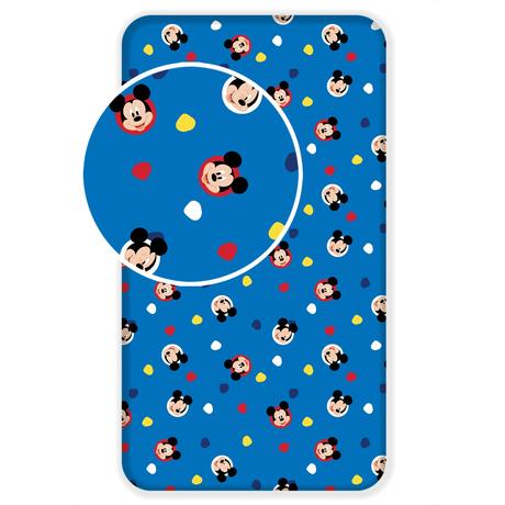 Detská plachta 90x200 mickey mouse blue - skladom, šírka (cm): 90,dĺžka (cm): 200