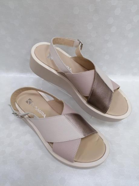 Dámske kožené sandále 24220566 z+b, 36 - 41