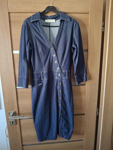 Riflové šaty veľkosť m, m