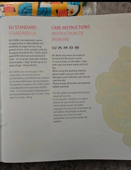 Isara v3 standard ergonomický nosič,