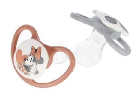 Nuk silikónový cumlík space mickey&minnie 6-18m, 2, nuk