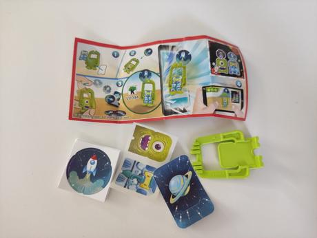 Vrtulky a tabulky z kinder, 