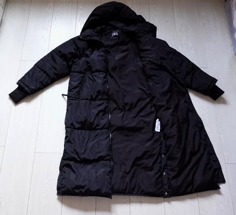 Dlhá zimná bunda zara, zara,xs