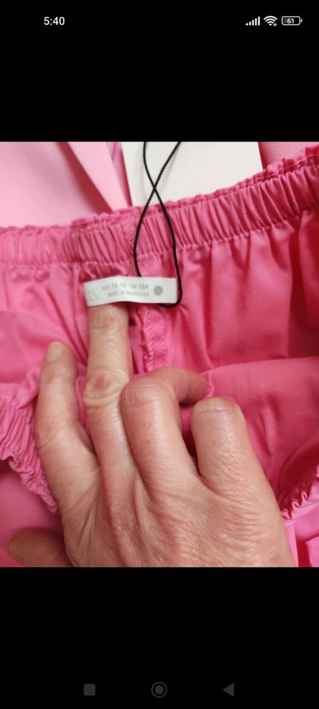 Detská sukňa kraťasy, zara,158