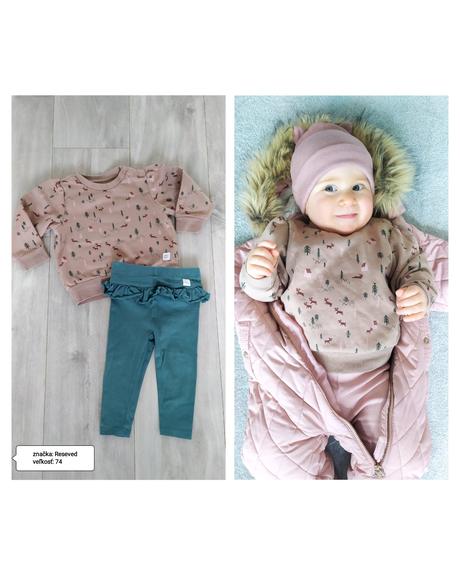 Komplet mikina a legíny, reserved,74