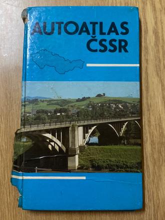 Kniha- autoatlas čssr, 