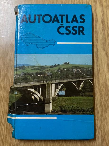 Kniha- autoatlas čssr, 