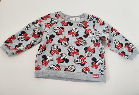 Mikinka minnie mouse, h&m,80