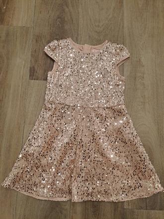 Flitrované šaty, c&a,122