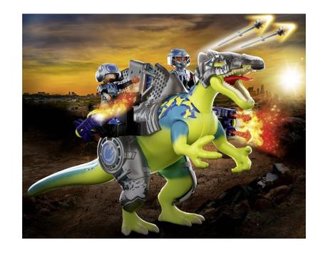 Playmobil spinosaurus dvojitá obranná sila, 