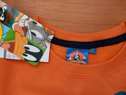 Krasna oranzova mikinka, cactus clone,128