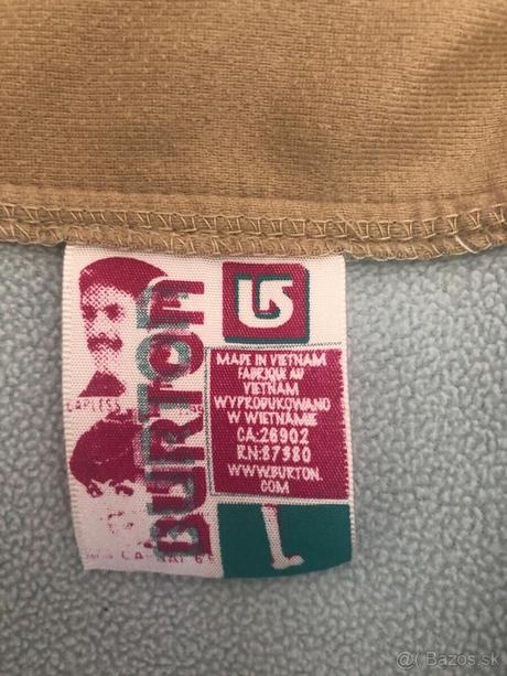 Pánska softshelová bunda/mikina burton ak softshel, burton,l