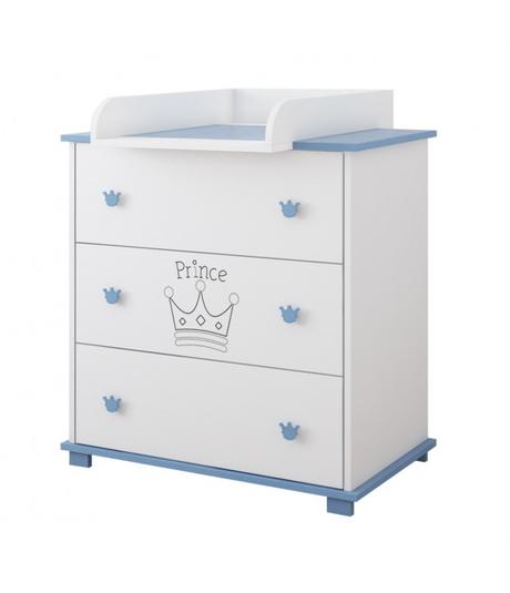 Komoda color s 3 zásuvkami  prince, 