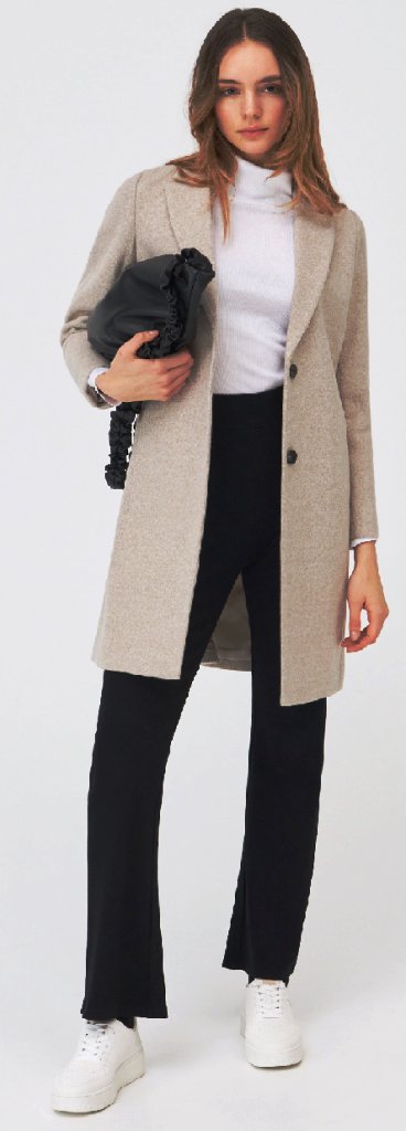 Novy dámsky kabát, sinsay,36