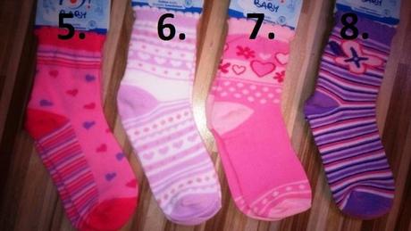 Kvalitne bavlnene ponozticky , 23 / 24 / 25