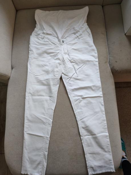 Biele rifle - top stav, bonprix,38