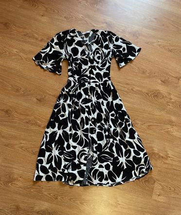 Viskozové midi šaty, reserved,xs