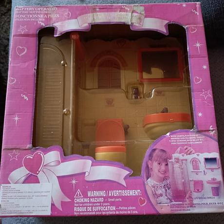 Vintage barbie kúpeľňa,