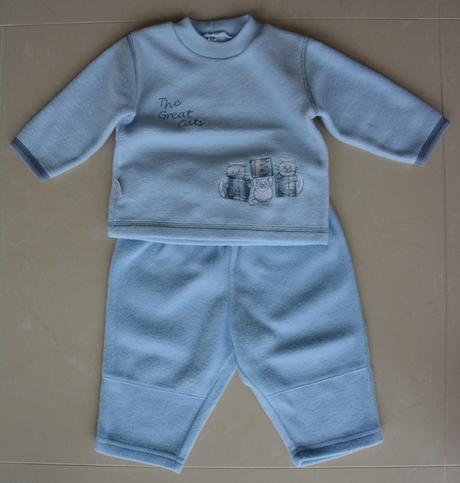 Teplá fleecová tepláková súprava, 68