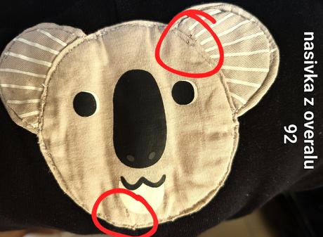 Lindex 92 10.5e nášivka z overalu 1x oblečené, lindex,92