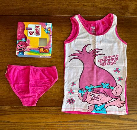 Súpravka tielko a nohavičky poppy trollovia, disney,110