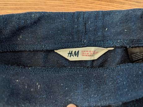 Tepláky, h&m,104