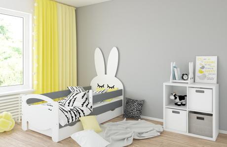 Detská posteľ zajačik,rôzne veľkosti,farby, šírka (cm): 80,dĺžka (cm): 160