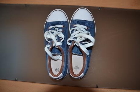Plátenky - tenisky v.36 modré, 36