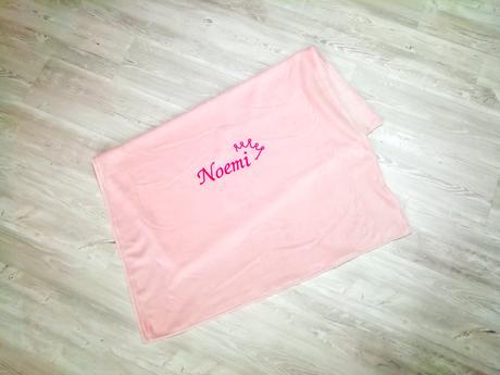Letná deka s menom,