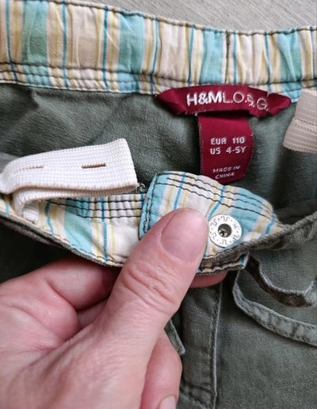 Kratasky -110/116 h&m + tricko, h&m,116