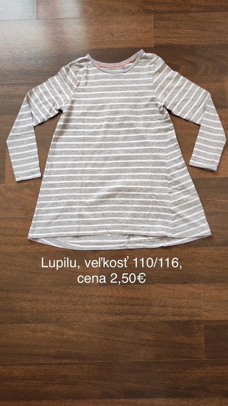 Šaty dlhý rukáv, 116