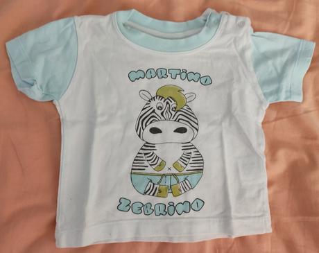 Tričko so zebričkou 68, 68
