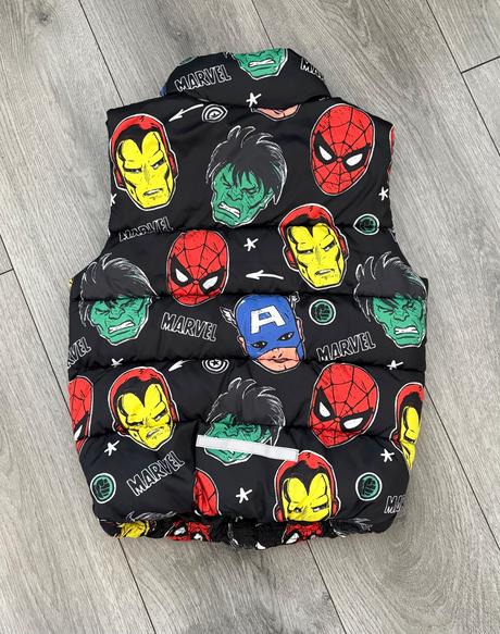 Marvel vesta veľ. 122/128, h&m,128