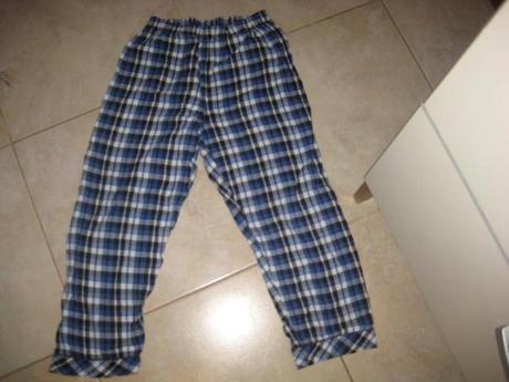 Pyžamové nohavice flanelové, c&a,128