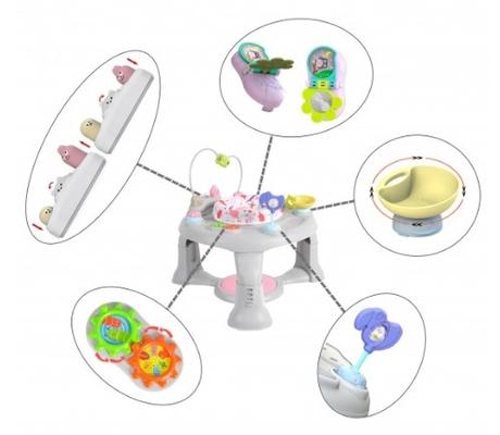 Centrum aktivít mate, aktívny stolček - ružové,