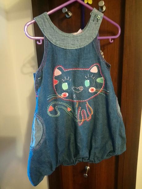 Riflové šaty značky cherokee - veľkosť 86, cherokee,86