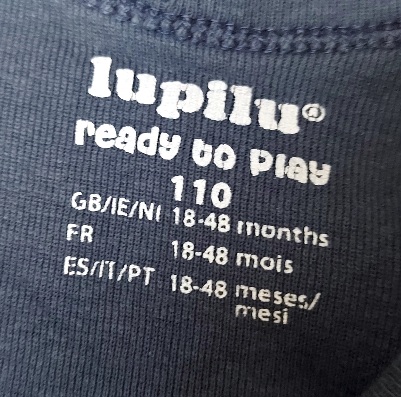 Tmavomodrý letný spací vak, lupilu